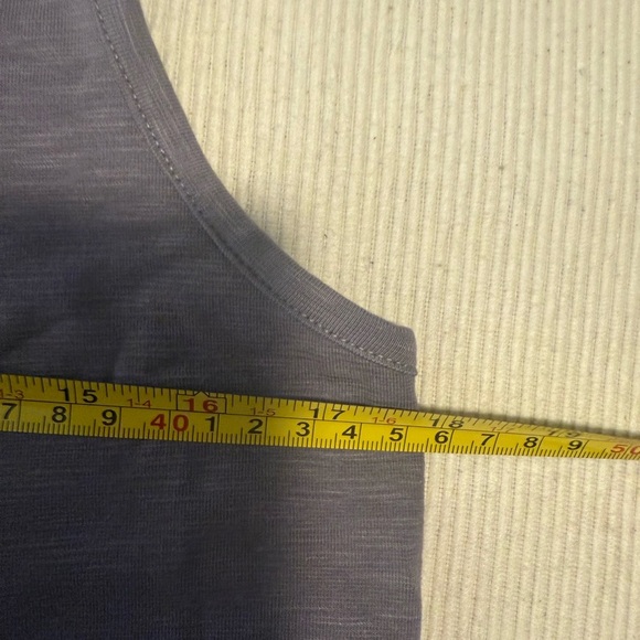 Lilla P Gray Ruffled Asymmetrical Mini Sundress - Picture 6 of 7